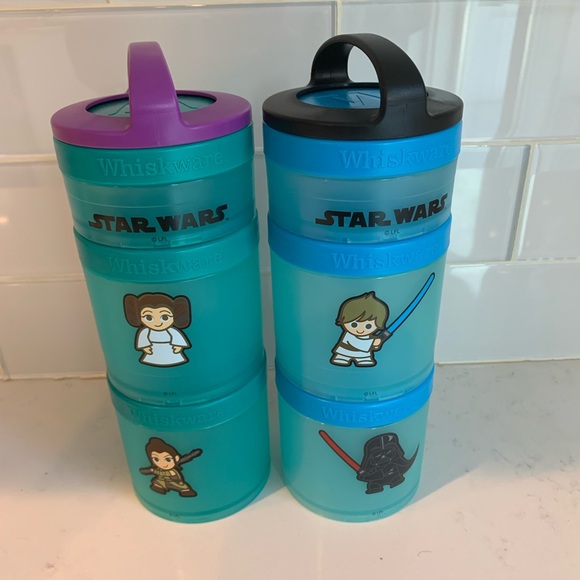 Whiskware Star Wars Snack Container Bundle – Never Used - Picture 1 of 8